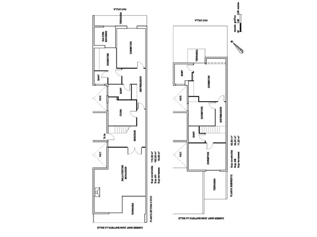 Wohnung zum Verkauf in Girona mit Klimaanlage, Heizung und Terrasse