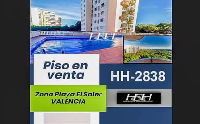 Piscina de Apartament en venda en  Valencia Capital amb Jardí privat, Terrassa i Traster