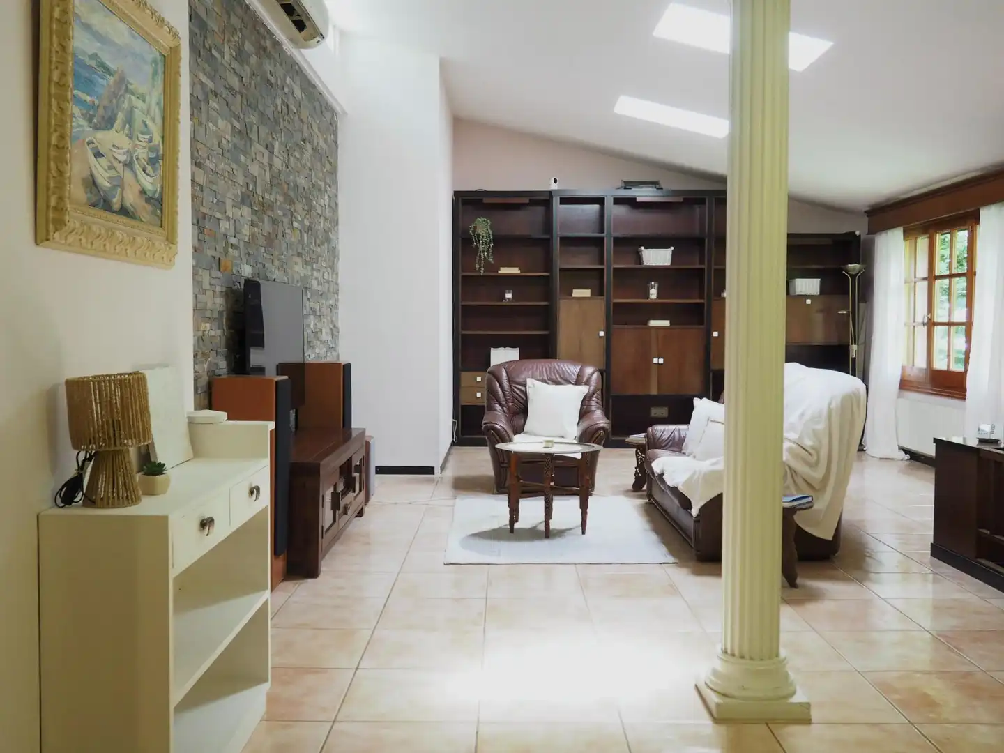 Living room of Houses for sale in Sant Celoni  with Air Conditioner, Heating and Private garden