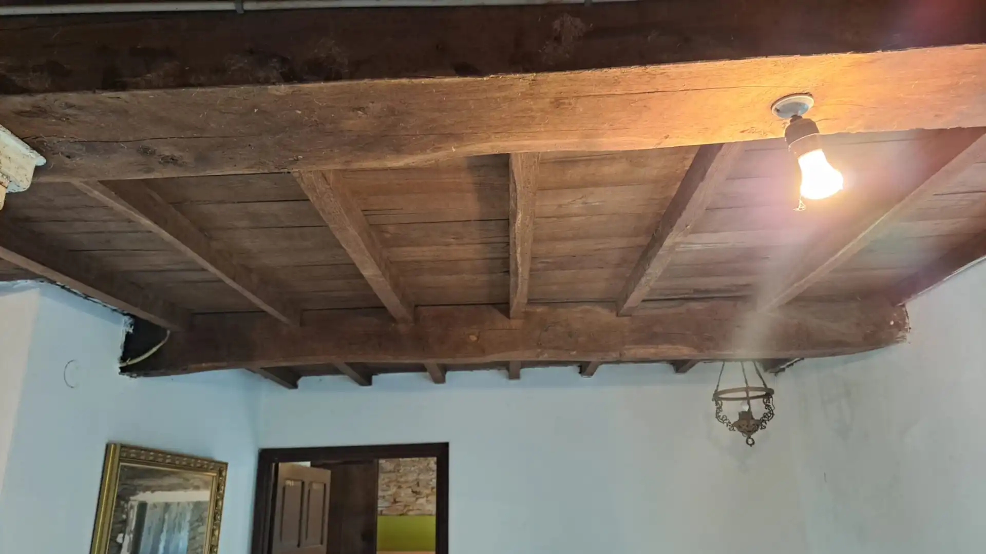 Comedor de Finca rústica en venta en Frades con Jardín privado