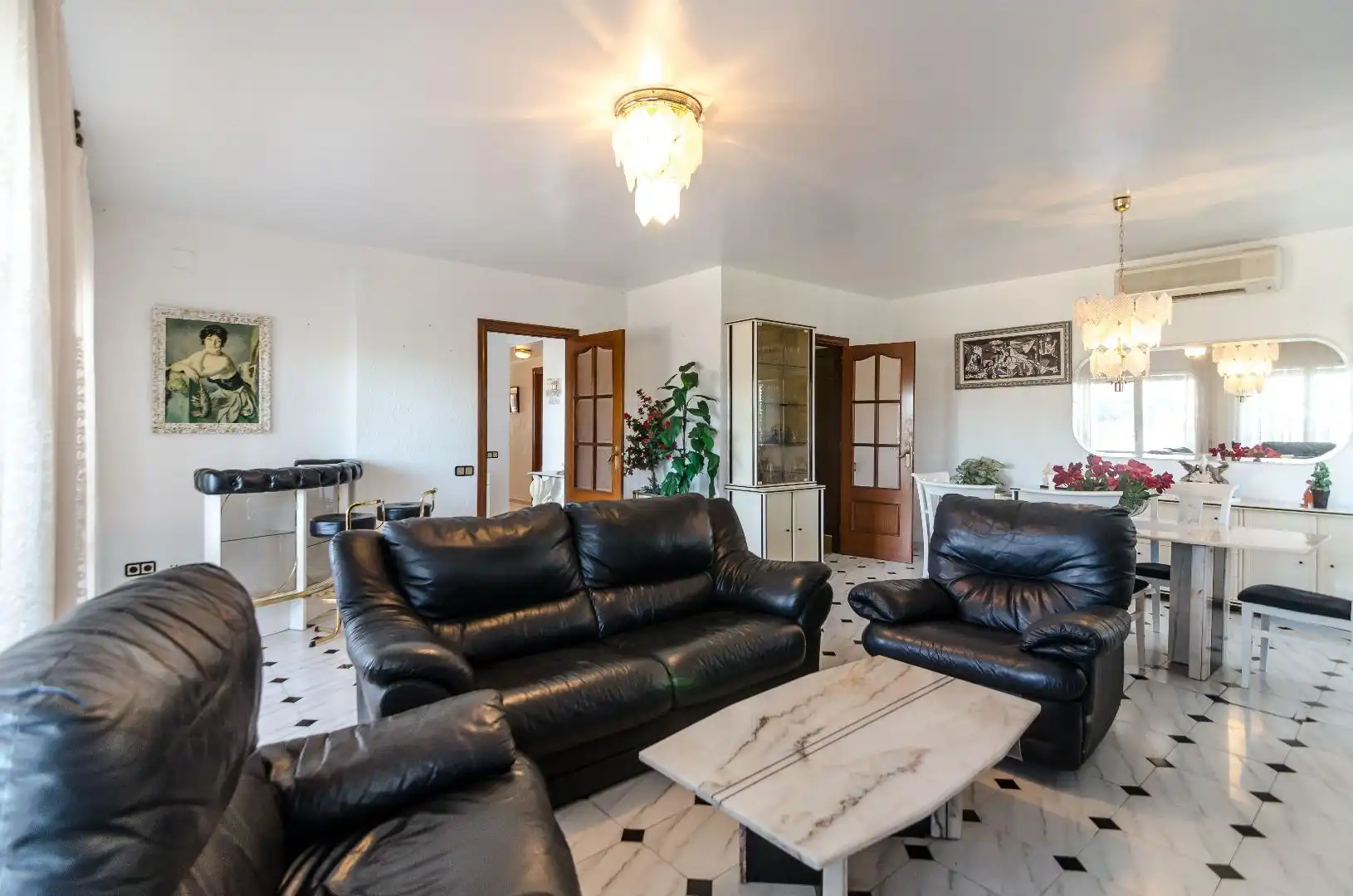 Sala de estar de Casa o chalet en venta en Lloret de Mar con Piscina y Horno