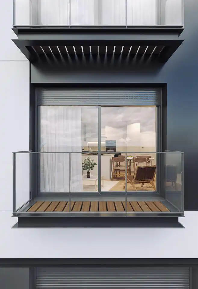 Terrace of Flat for sale in Montcada i Reixac  with Air Conditioner, Parquet flooring and Balcony