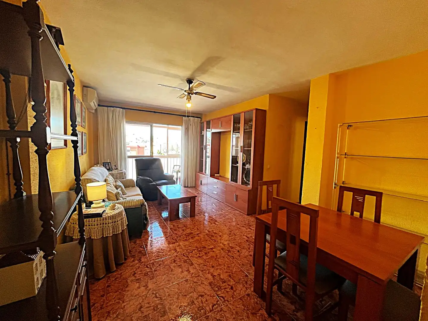 Sala de estar de Piso en venta en Málaga con Aire acondicionado, Jardín privado y Terraza