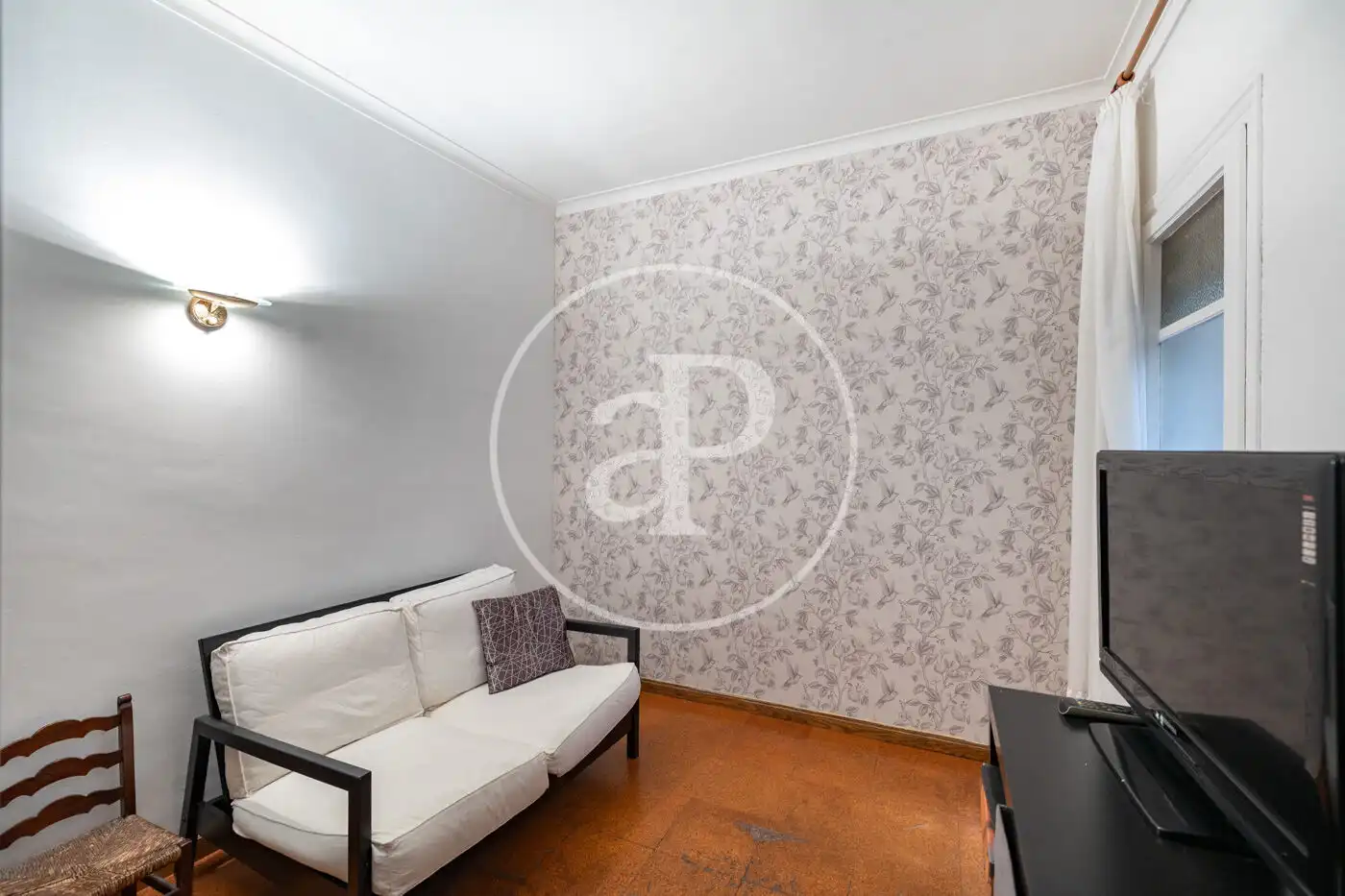 Sala d'estar de Pis en venda en Barcelona amb Aire condicionat, Calefacció i Terrassa