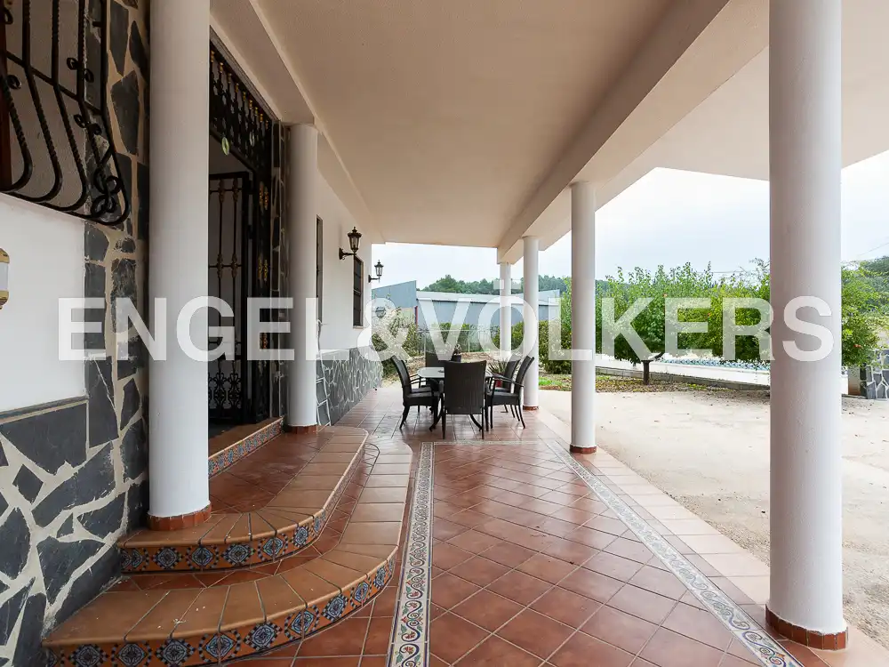 Vista exterior de Casa o chalet en venta en Barxeta con Calefacción, Jardín privado y Terraza