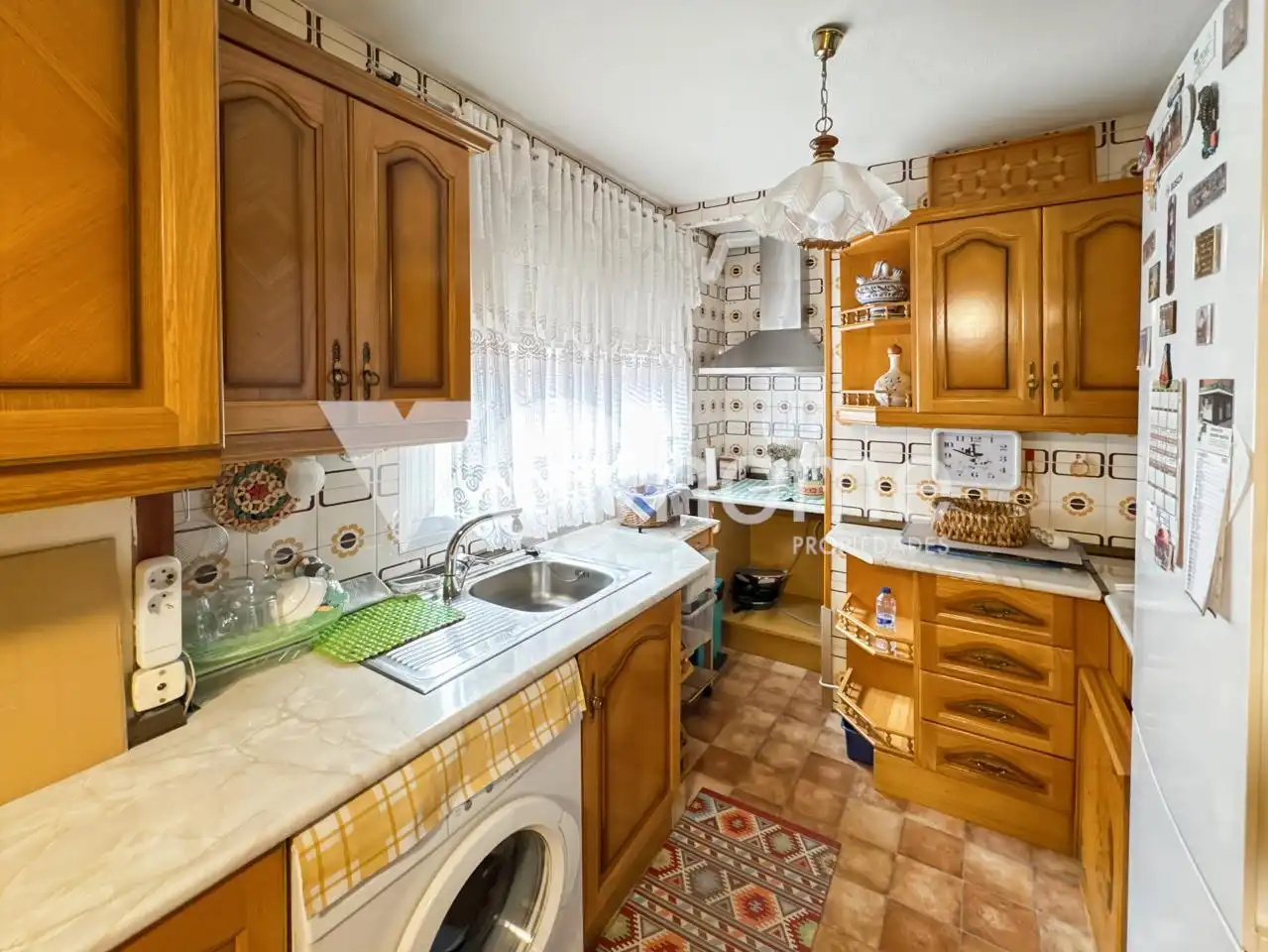Kitchen of Flat for sale in Madrid  with Heating, Parquet flooring and Balcony