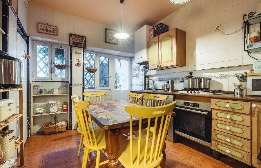 Kitchen of Houses for sale in San Lorenzo de El Escorial  with Heating, Private garden and Terrace