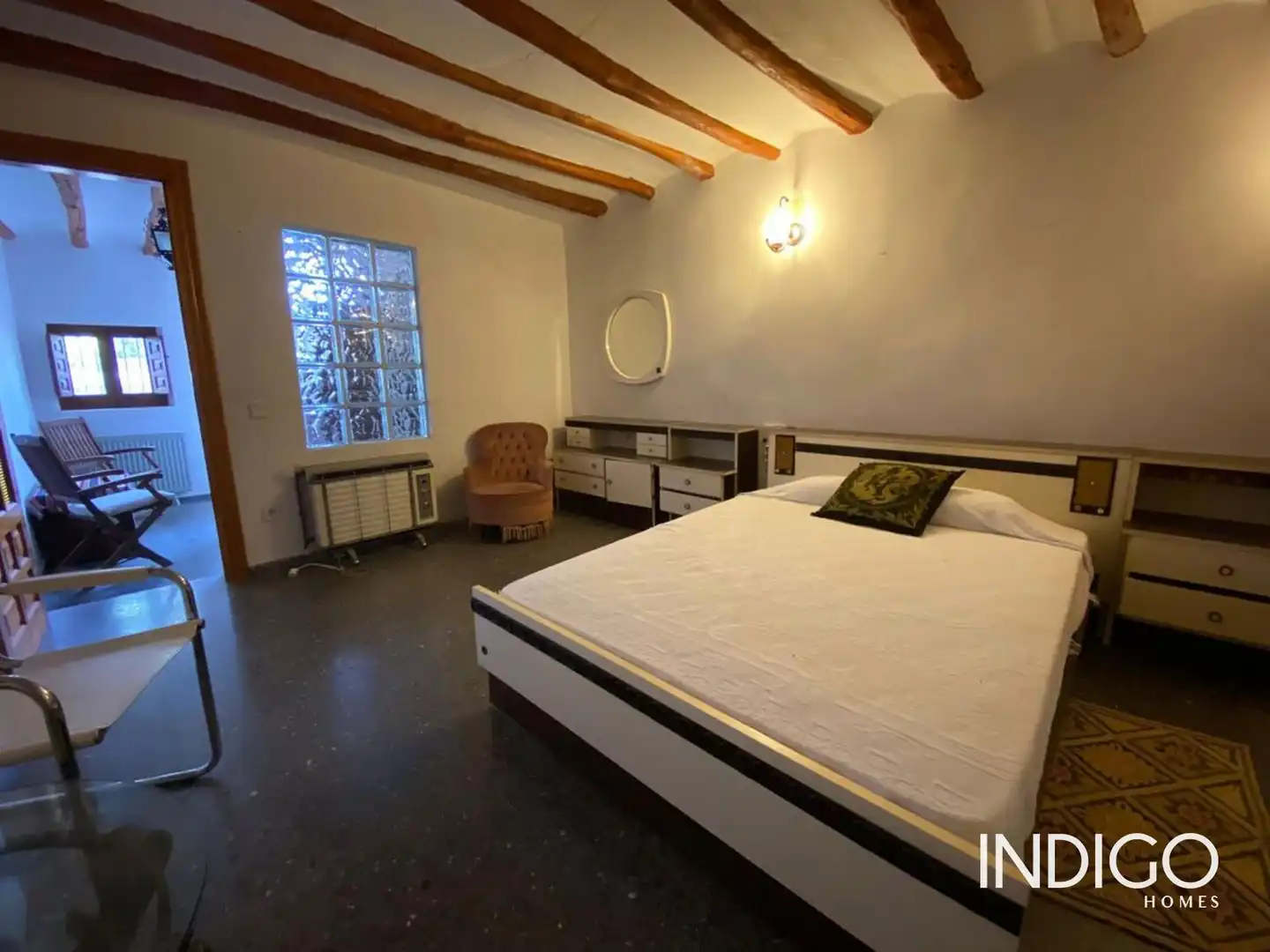 Dormitori de Casa adosada en venda en Ibi amb Calefacció, Traster i Moblat