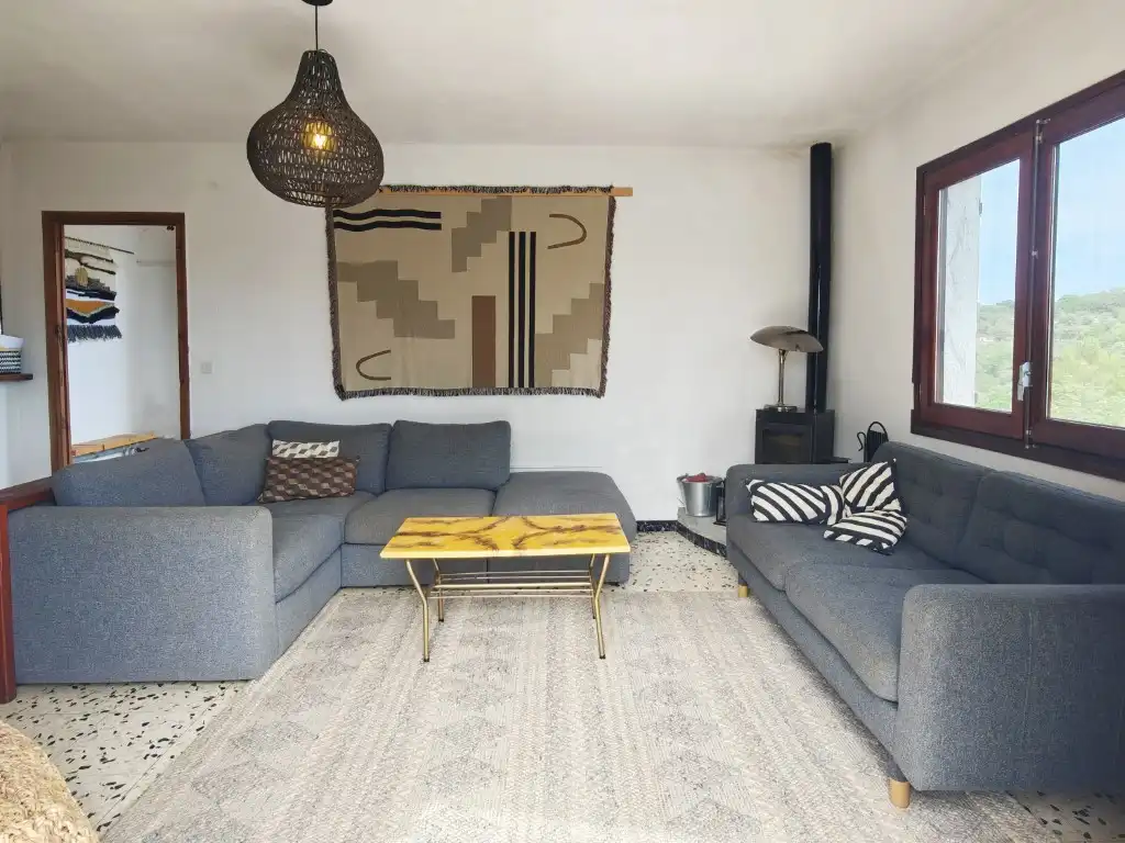 Sala de estar de Casa o chalet en venta en La Puebla de Castro