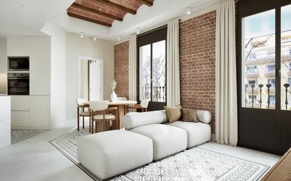Living room of Flat for sale in  Barcelona Capital  with Air Conditioner, Heating and Oven