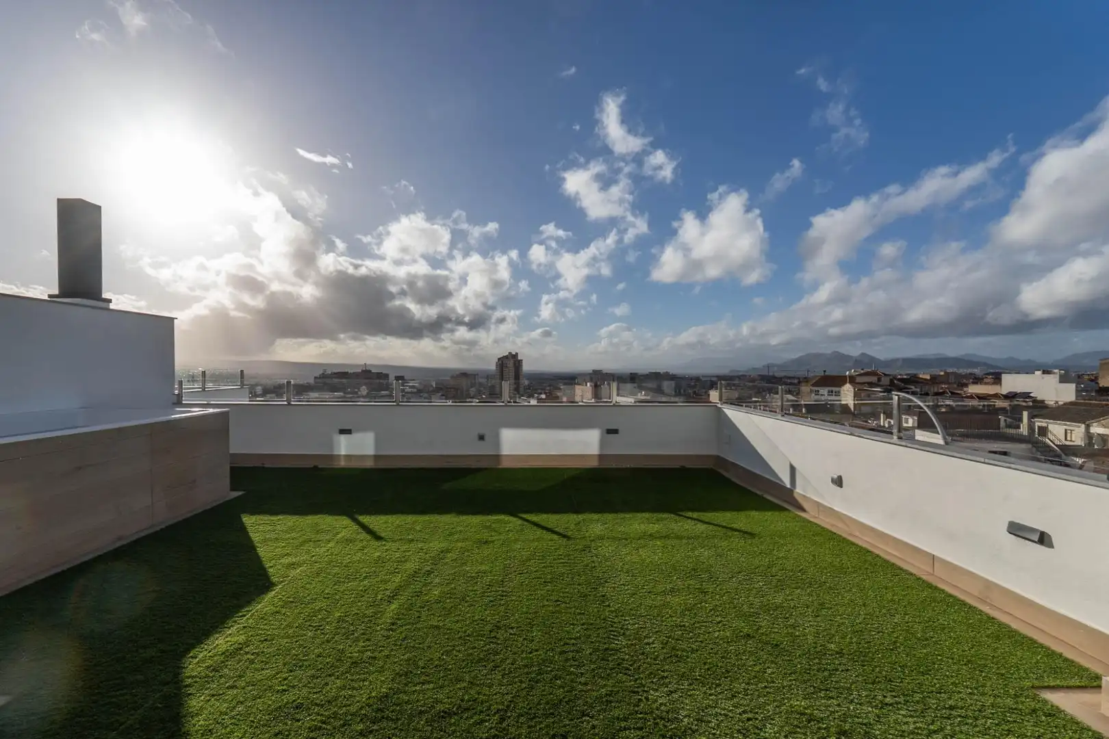 Terraza de Dúplex de alquiler en Granada con Aire acondicionado, Calefacción y Terraza
