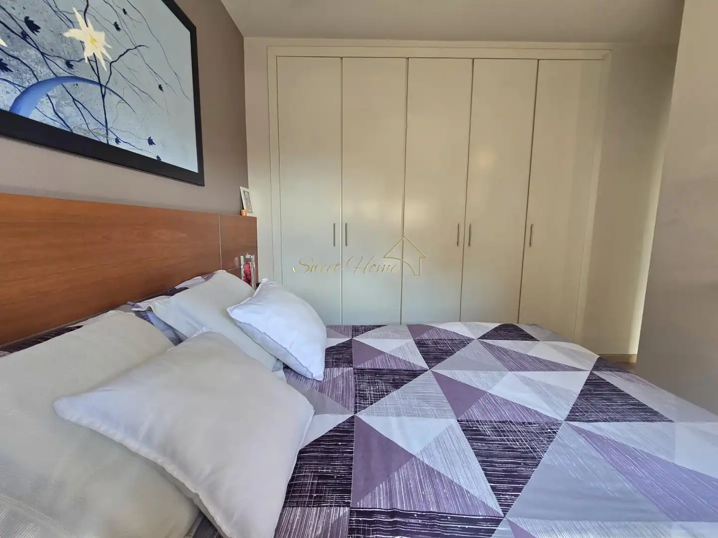Schlafzimmer von Wohnung zum Verkauf in Montgat mit Klimaanlage, Heizung und Parkett