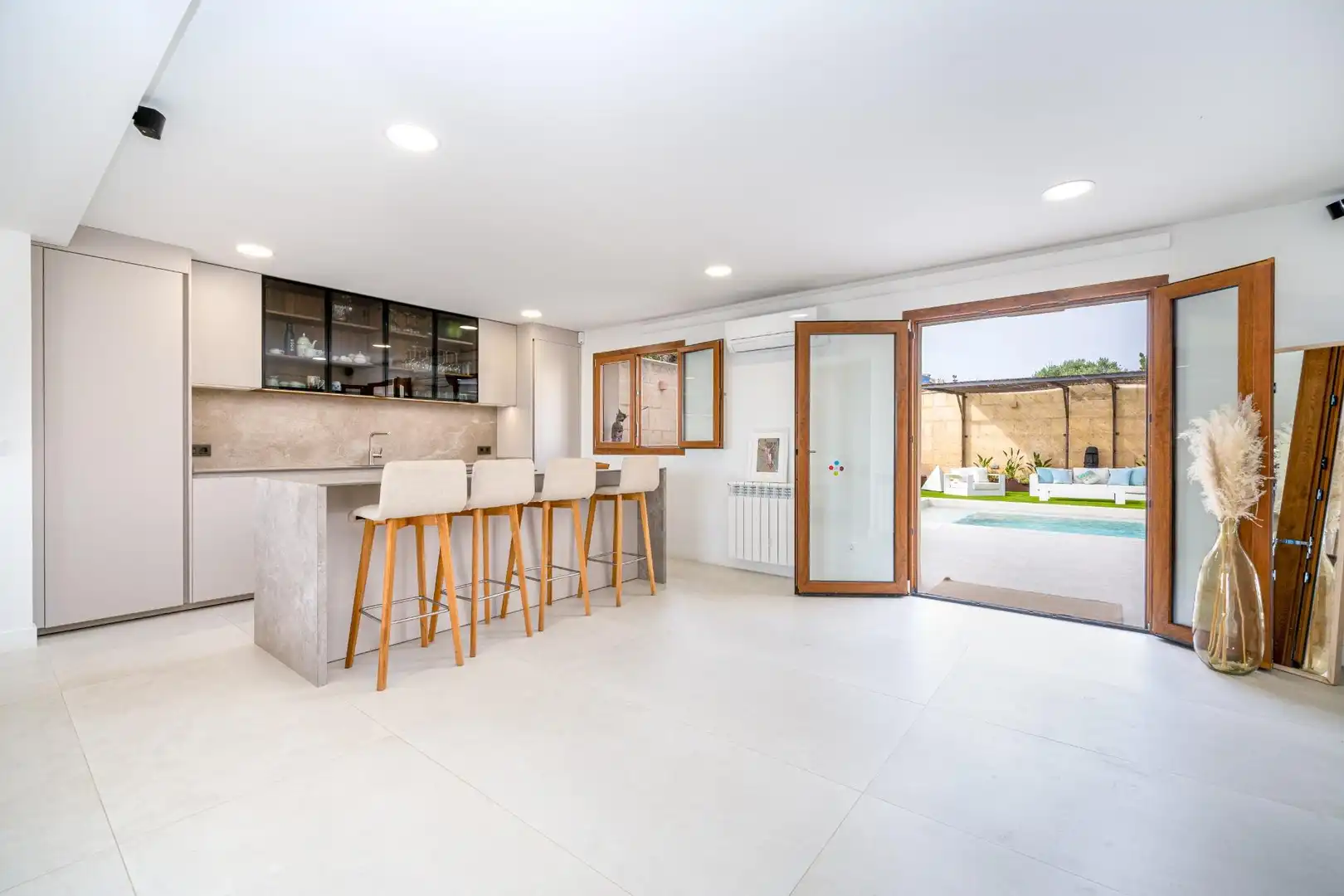 Kitchen of Houses for sale in  Palma de Mallorca  with Air Conditioner, Heating and Private garden