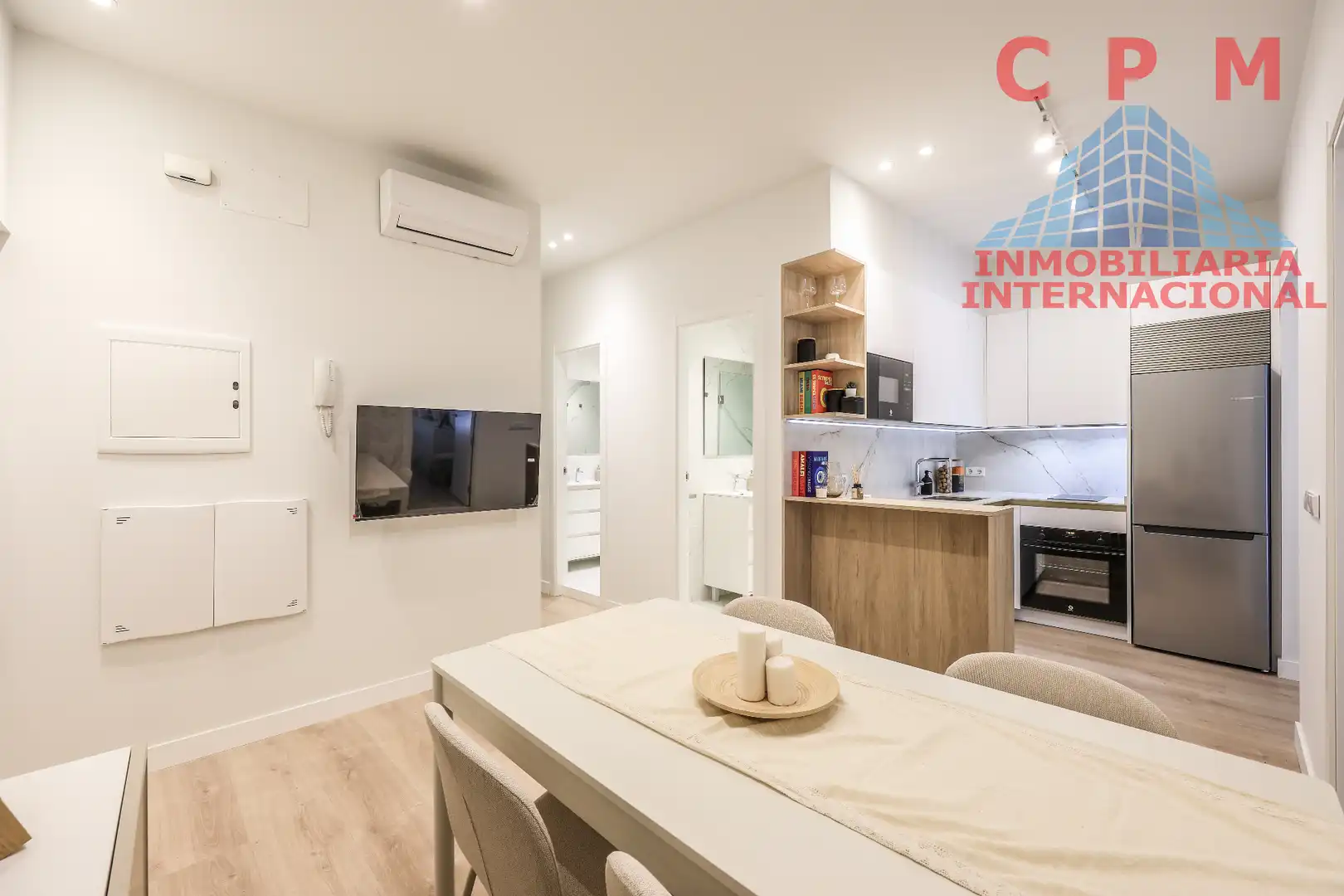 Wohnzimmer von Maisonette zur Miete in Madrid mit Klimaanlage, Heizung und Parkett
