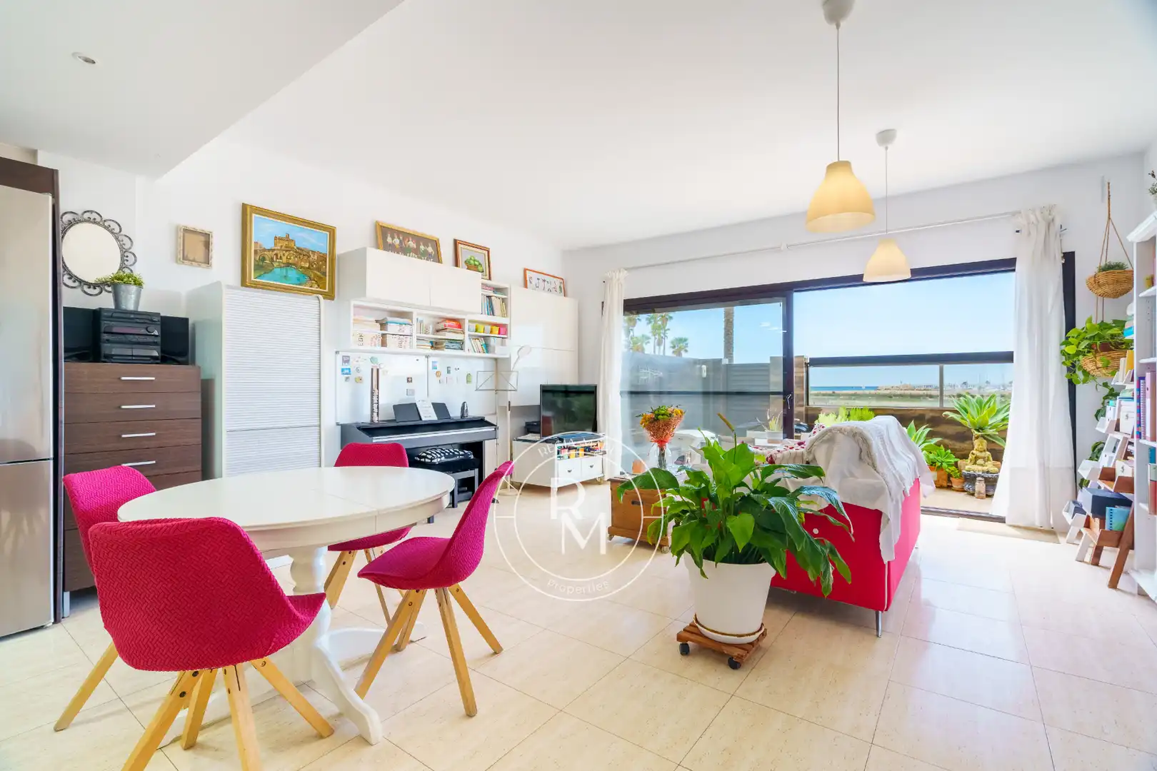 Sala de estar de Apartamento en venta en El Vendrell con Aire acondicionado, Calefacción y Terraza