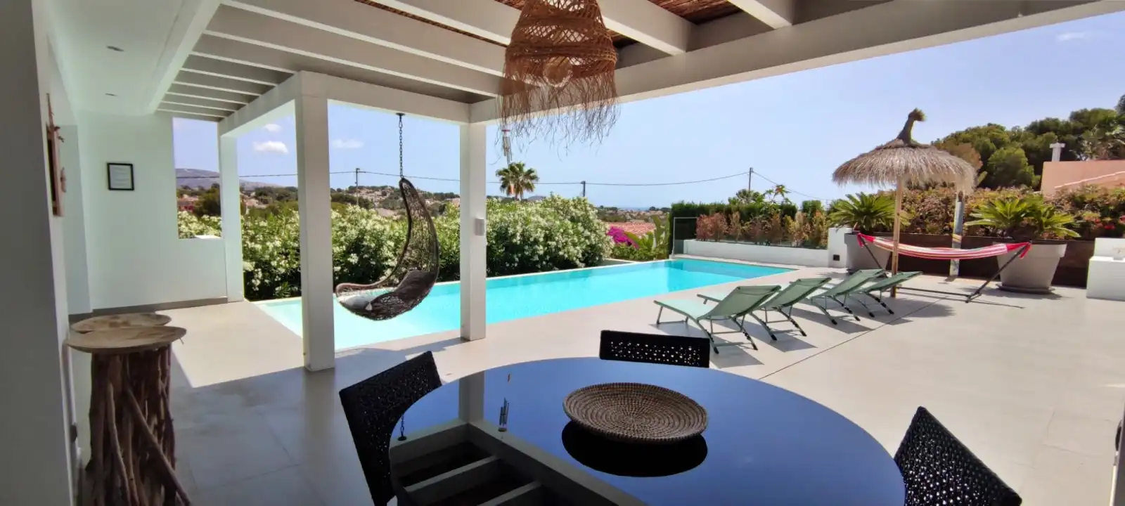Terrassa de Casa o xalet de lloguer en Benissa amb Aire condicionat, Calefacció i Jardí privat