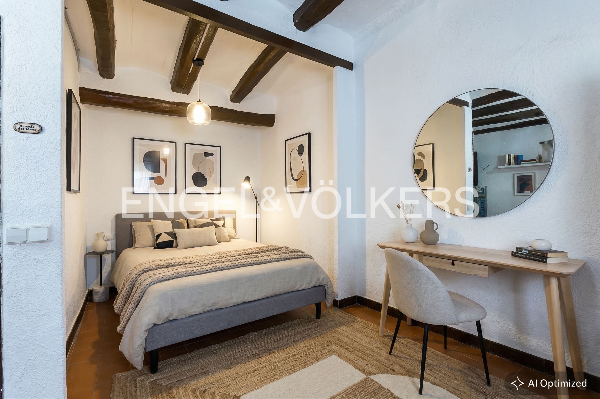 Schlafzimmer von Haus oder Chalet zum Verkauf in Creixell mit Heizung, Privatgarten und Möbliert