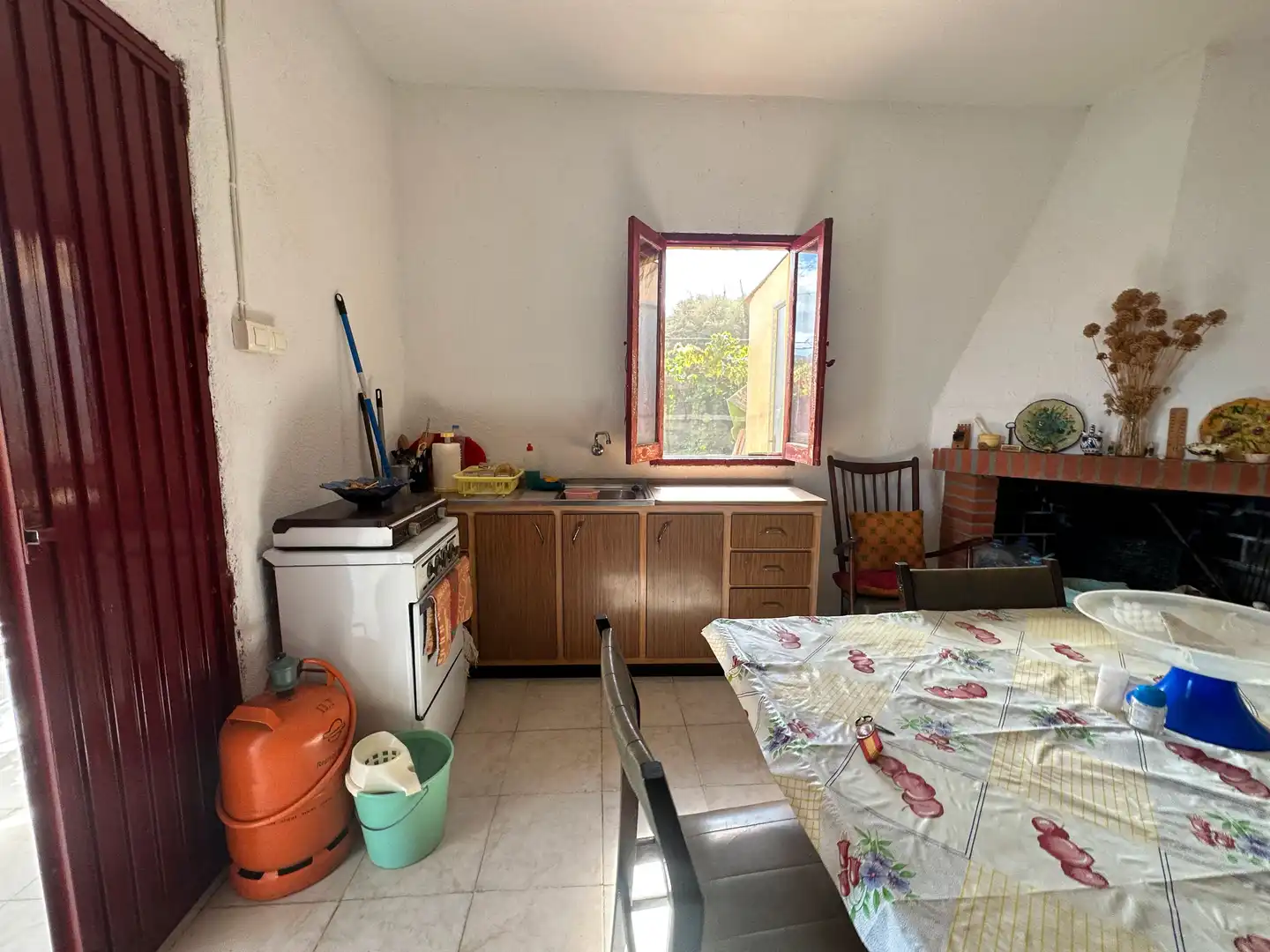 Cuina de Finca rústica en venda en Canjáyar amb Jardí privat, Terrassa i Traster