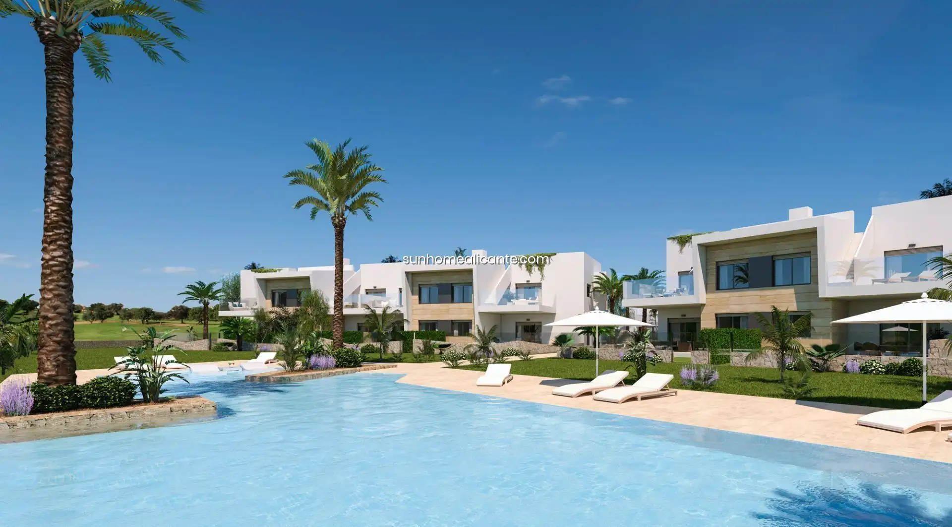 Piscina de Piso en venta en Pilar de la Horadada con Aire acondicionado, Calefacción y Jardín privado