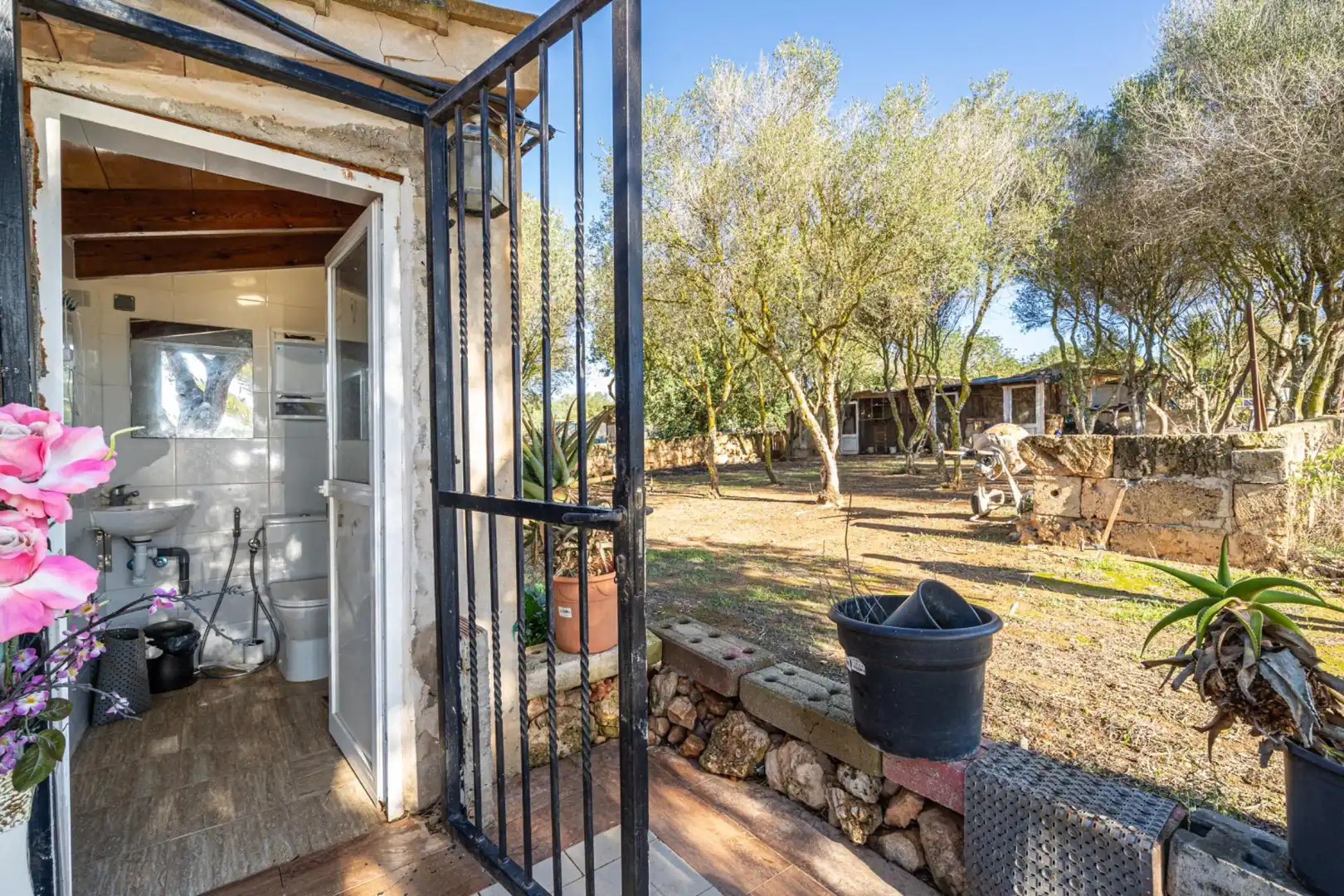 Garden of Country homes for sale in Llucmajor  with Air Conditioner, Heating and Private garden