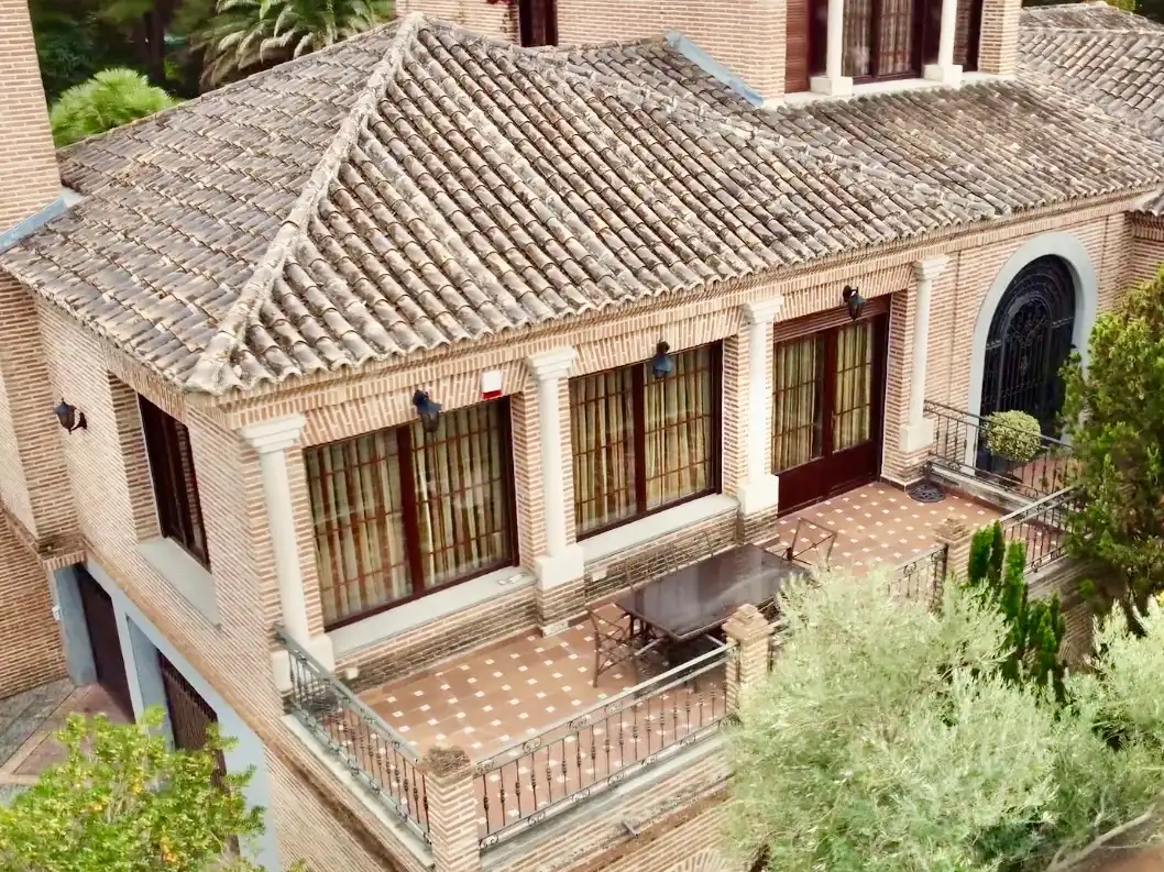 Terraza de Casa o chalet en venta en Las Rozas de Madrid con Aire acondicionado, Calefacción y Jardín privado