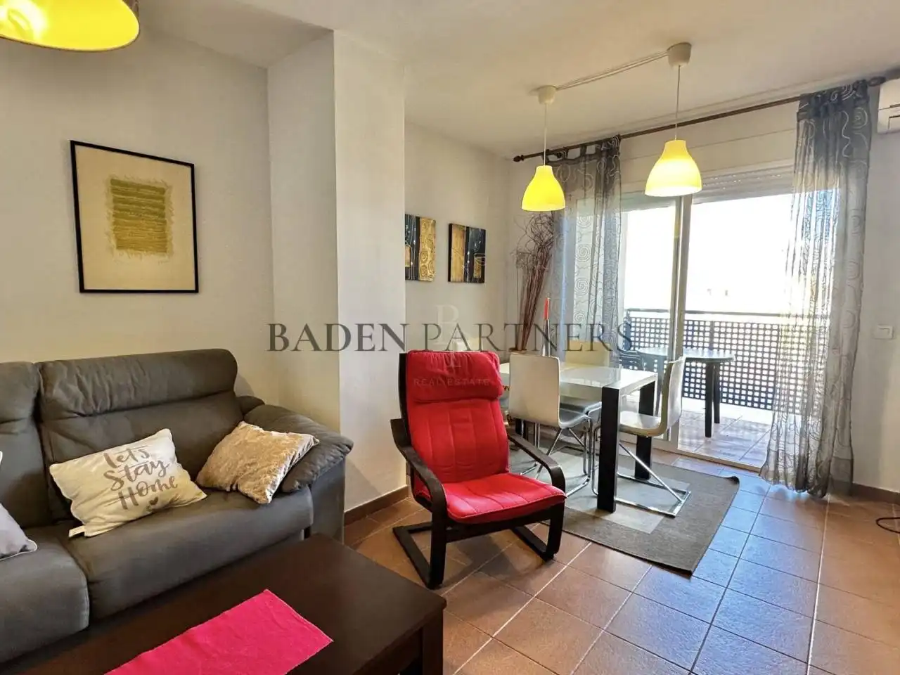 Jardín de Piso de alquiler en Vinaròs con Aire acondicionado, Calefacción y Terraza