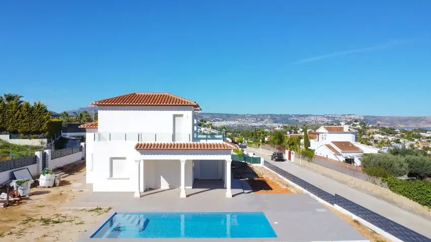 Vista exterior de Casa o chalet en venta en Jávea / Xàbia con Calefacción, Terraza y Piscina
