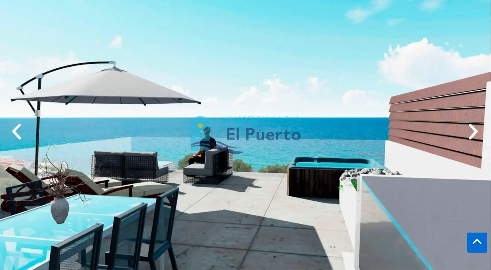 Terrace of Flat for sale in Cartagena  with Private garden and Terrace