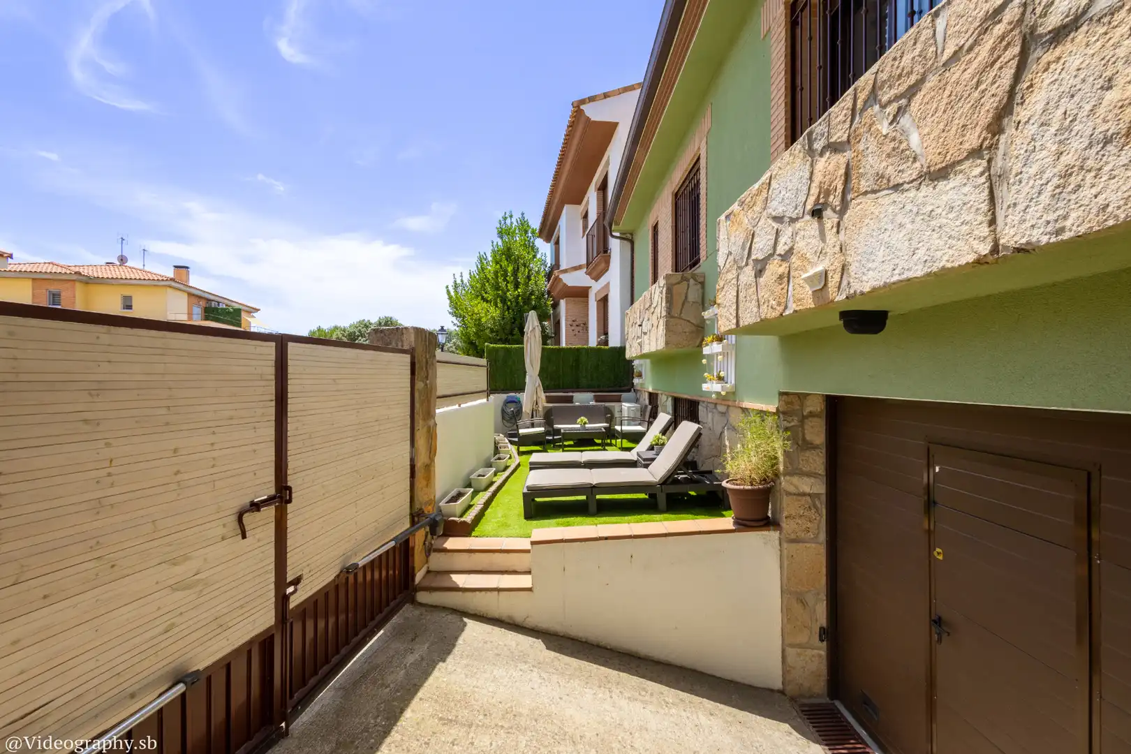 Terraza de Casa adosada en venta en San Martín de Valdeiglesias con Aire acondicionado, Calefacción y Jardín privado