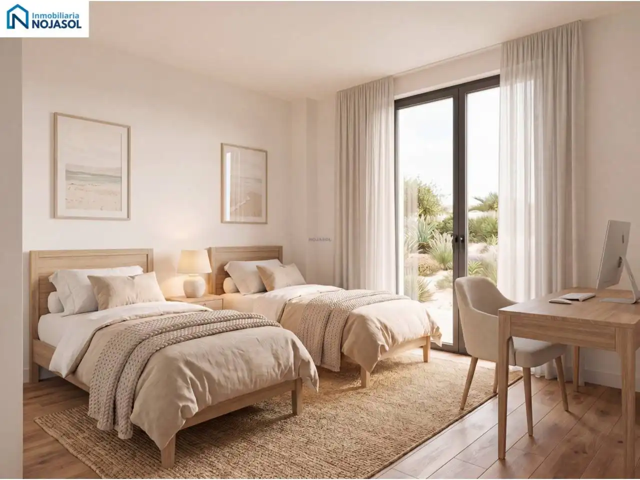Habitación de Apartamento en venta en Noja con Calefacción, Jardín privado y Terraza