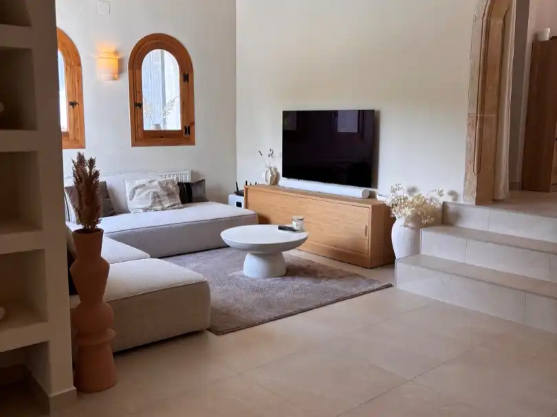 Sala d'estar de Casa o xalet en venda en Cap Martí - El Tossalet - Pinomar