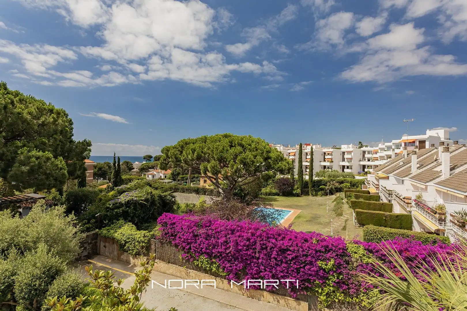 Garten von Einfamilien-Reihenhaus zum Verkauf in Sant Andreu de Llavaneres mit Heizung, Privatgarten und Terrasse