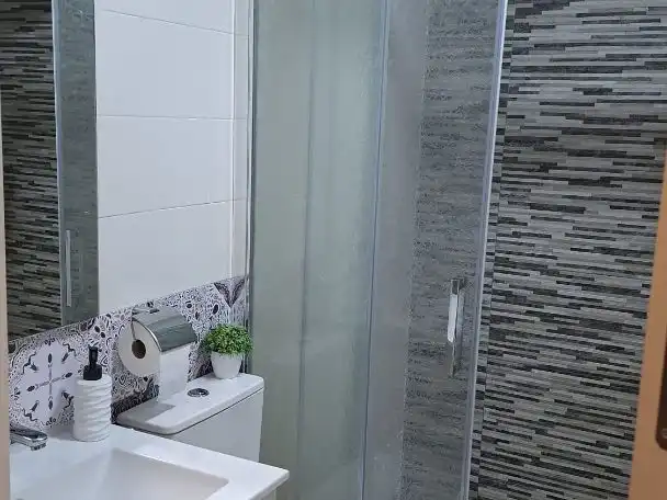 Bathroom of Flat for sale in Cunit  with Air Conditioner, Terrace and Balcony