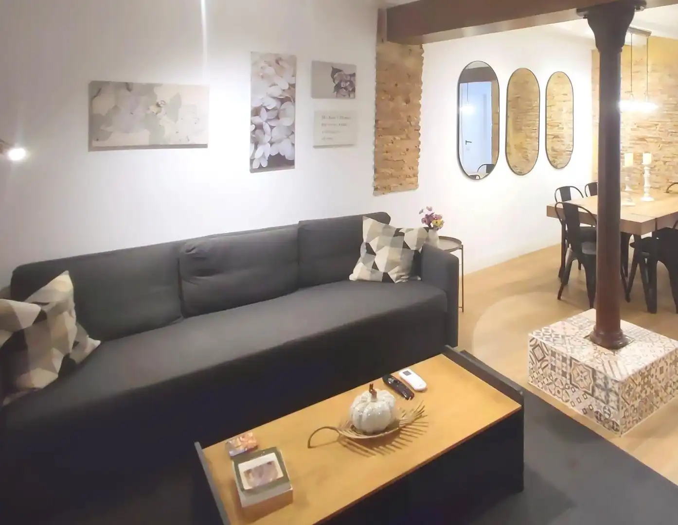 Sala de estar de Dúplex en venta en Valencia con Calefacción y Amueblado