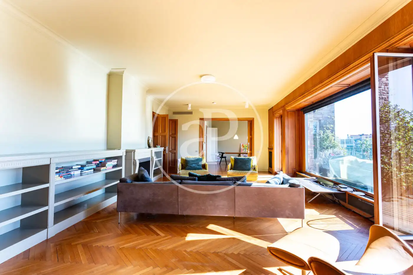 Living room of Attic for rent in Barcelona  with Air Conditioner, Heating and Terrace