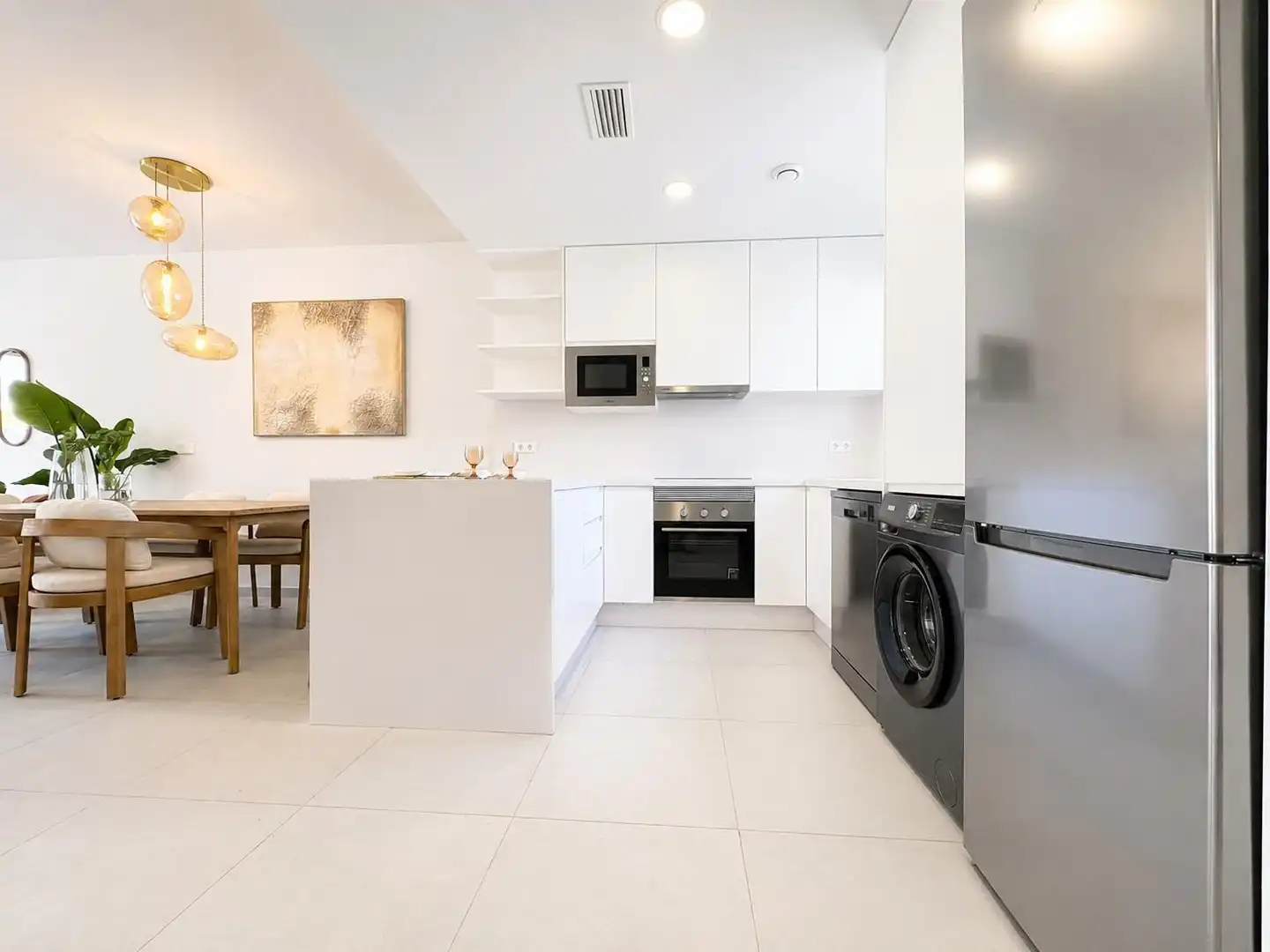 Cocina de Casa adosada en venta en Murcia con Aire acondicionado, Calefacción y Jardín privado