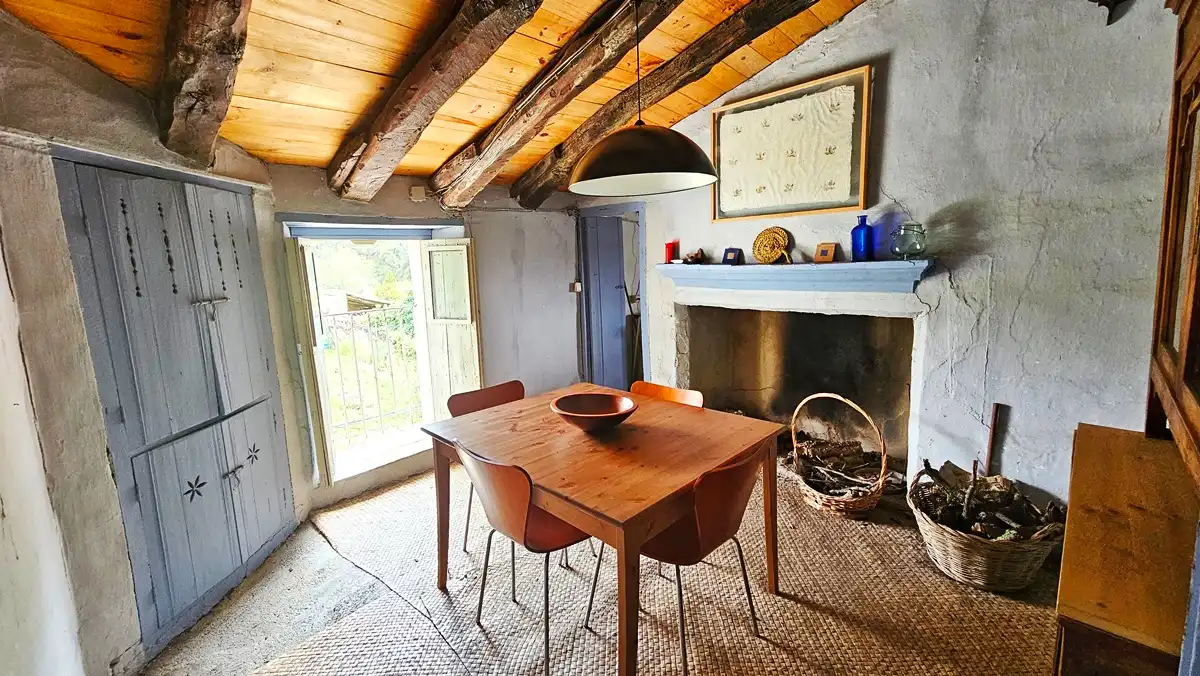 Dining room of Houses for sale in Alájar  with Storage room and Balcony
