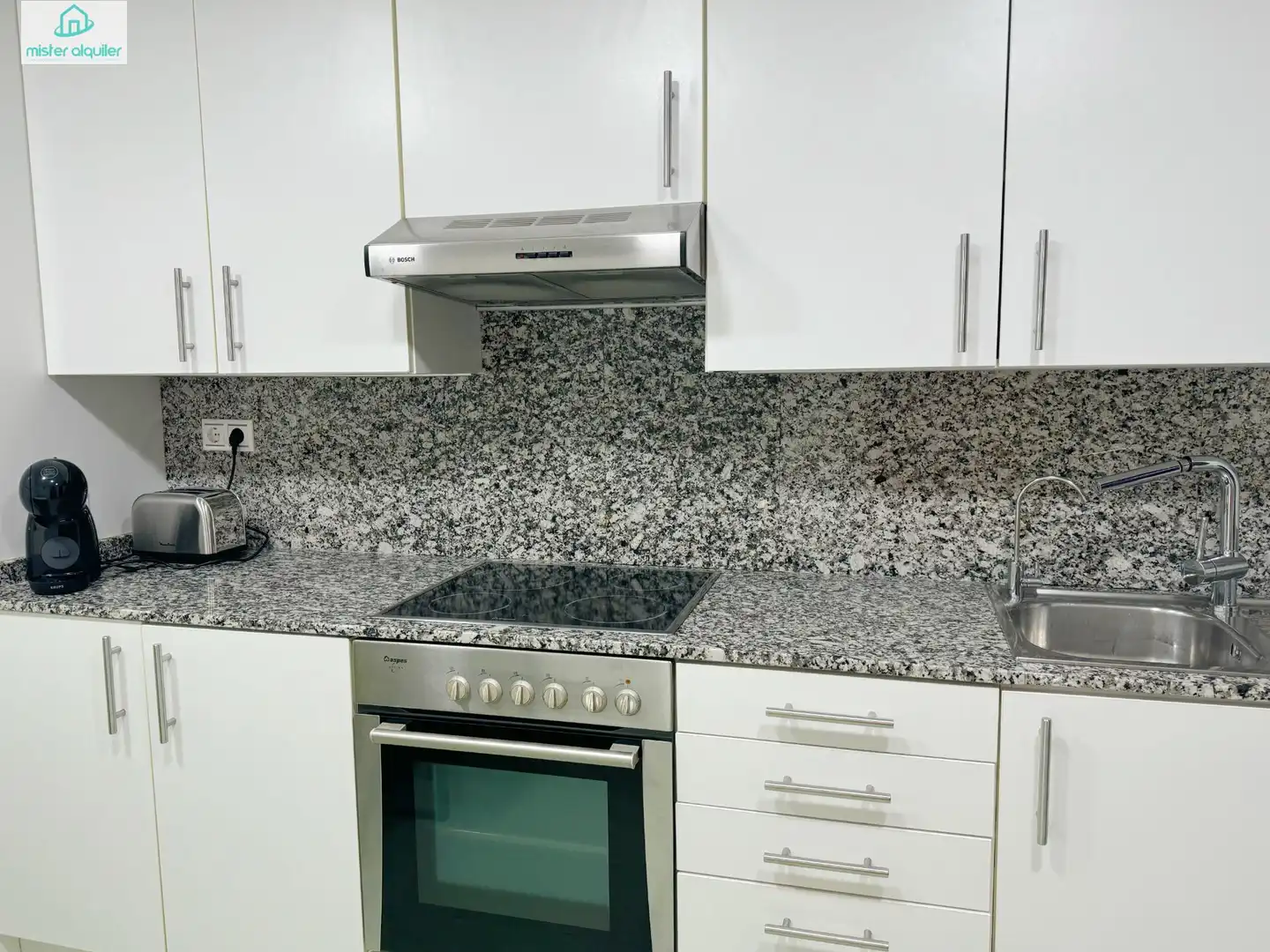 Kitchen of Apartments for rent in San Vicente del Raspeig / Sant Vicent del Raspeig  with Air Conditioner, Private garden and Terrace