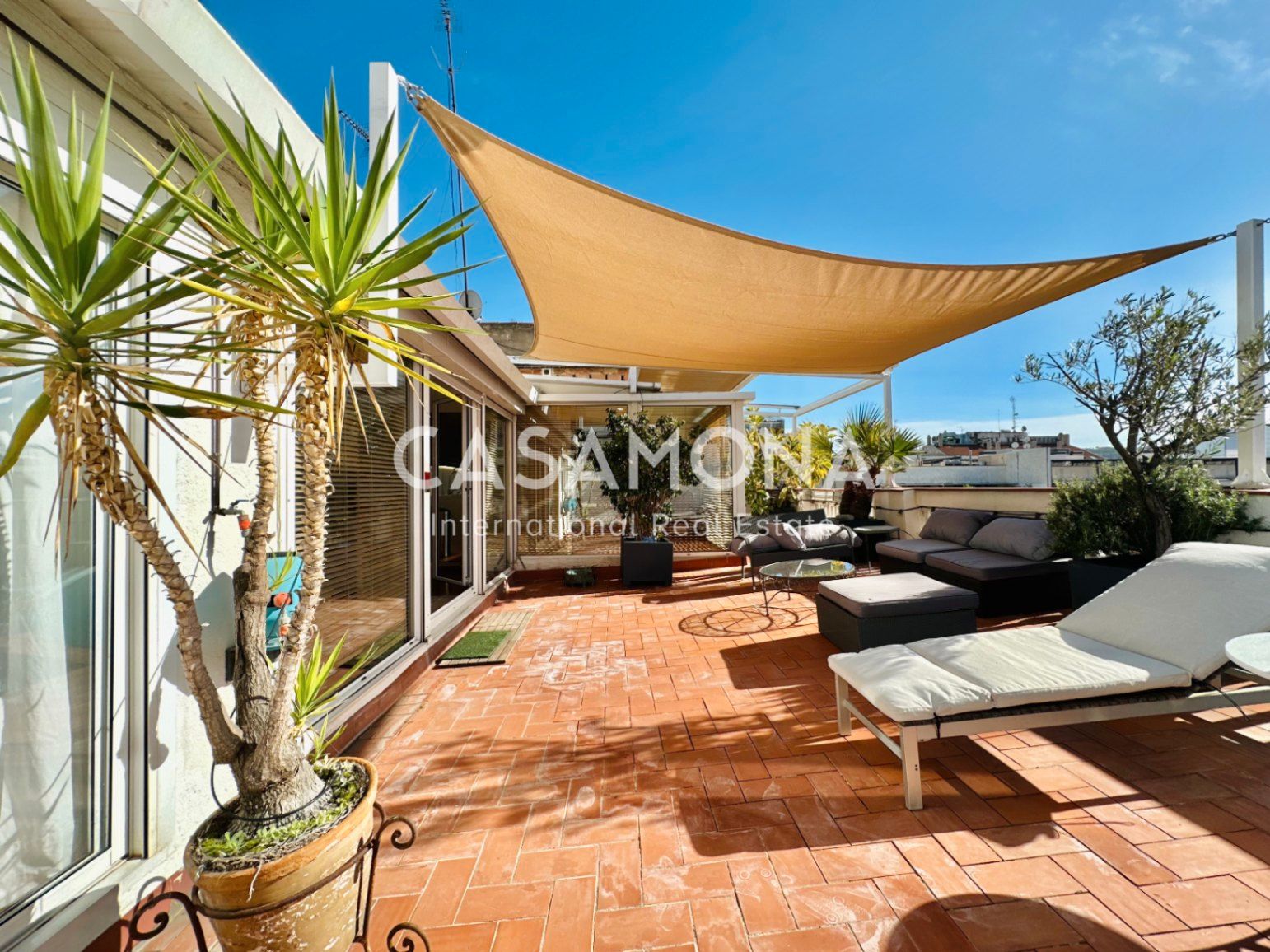 Terraza de Apartamento de alquiler en  Barcelona Capital con Aire acondicionado, Calefacción y Terraza