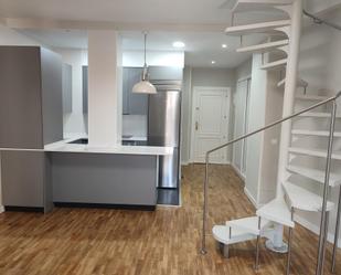 Kitchen of Apartment to rent in  Madrid Capital  with Air Conditioner, Heating and Parquet flooring