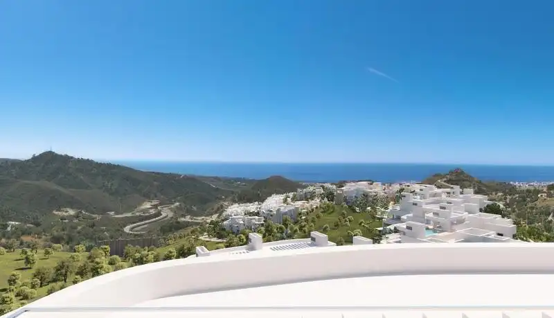 Vista exterior de Planta baja en venta en Ojén con Aire acondicionado, Jardín privado y Terraza