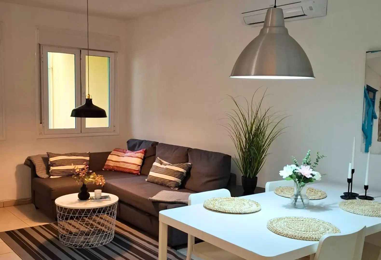 Living room of Flat for rent in El Verger  with Air Conditioner, Heating and Terrace