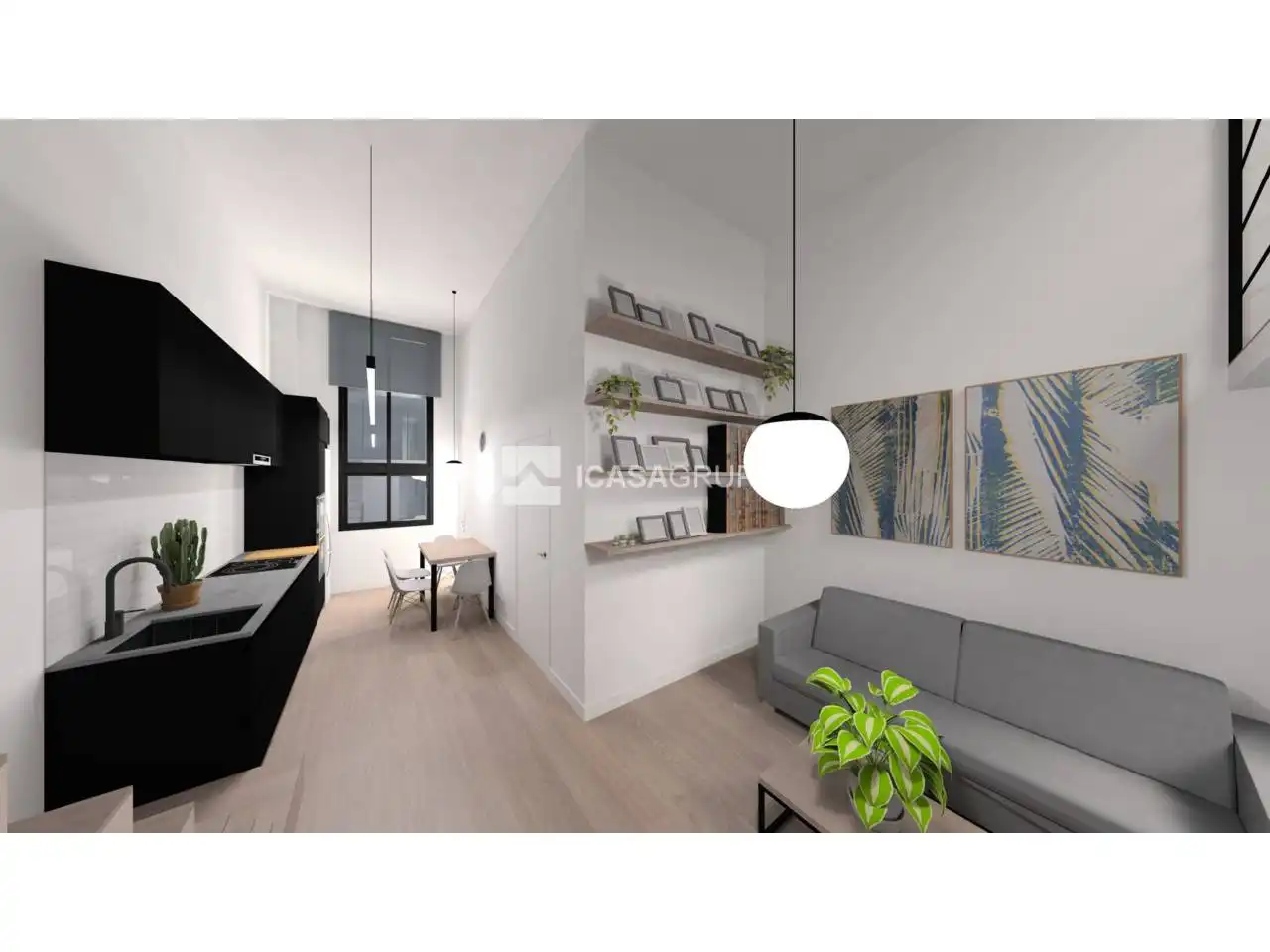 Living room of Lofts for rent in Sant Cugat del Vallès