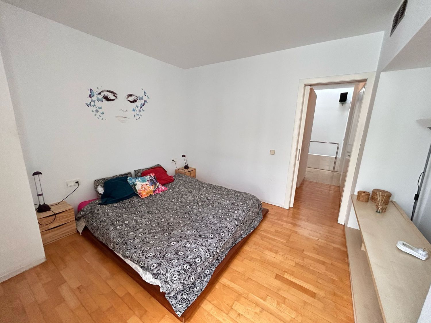 Bedroom of Single-family semi-detached for sale in  Albacete Capital  with Air Conditioner, Heating and Parquet flooring