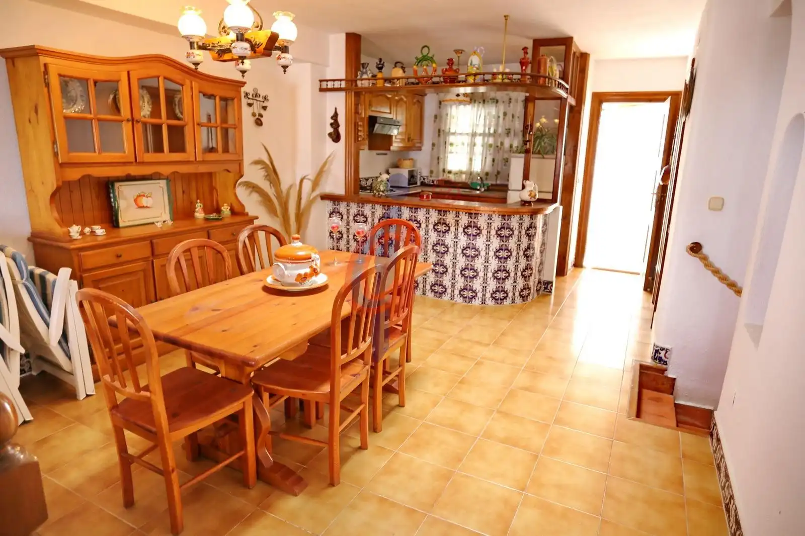 Cocina de Casa adosada en venta en Guardamar del Segura con Aire acondicionado, Calefacción y Terraza