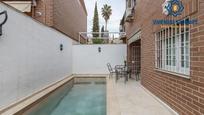 Swimming pool of Single-family semi-detached for sale in  Granada Capital  with Heating, Private garden and Terrace