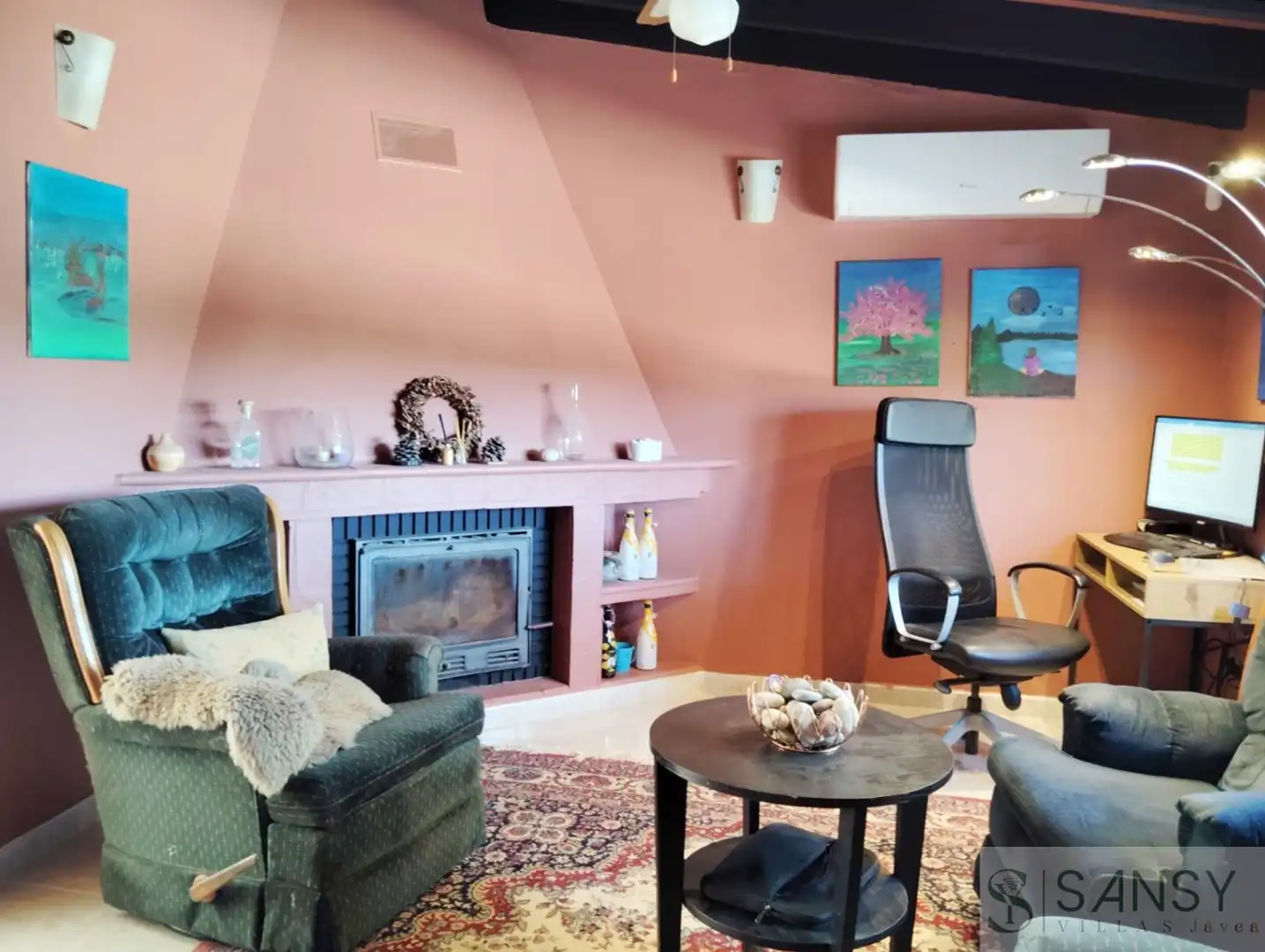 Living room of Country homes for sale in Moraira  with Air Conditioner, Terrace and Storage room