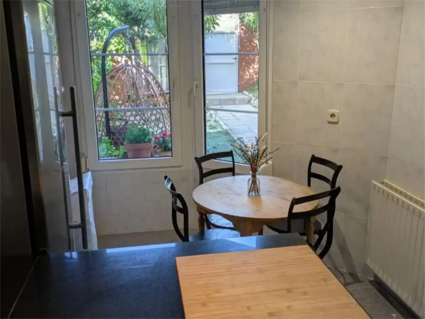 Comedor de Casa o chalet de alquiler en Galapagar con Aire acondicionado, Jardín privado y Parquet
