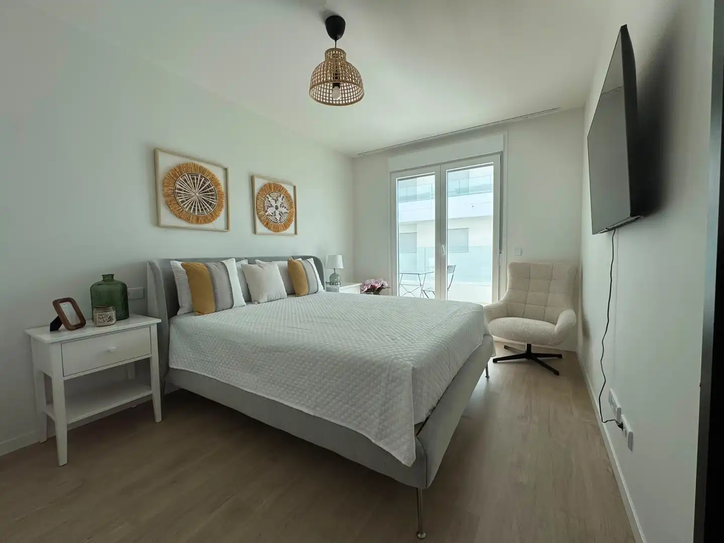 Bedroom of Apartments for rent in Marbella  with Air Conditioner, Heating and Terrace