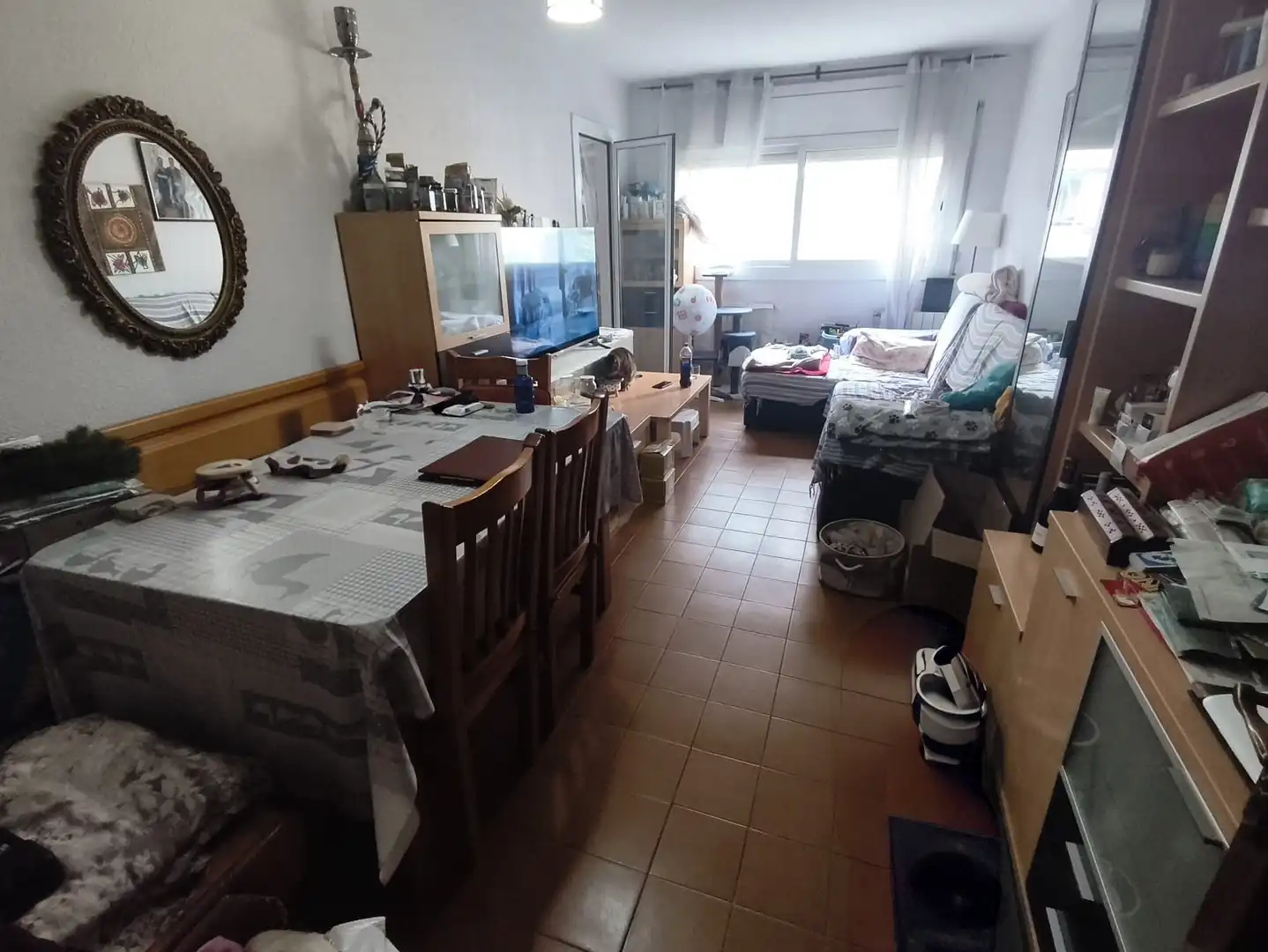 Living room of Flat for sale in Granollers  with Heating, Oven and Balcony
